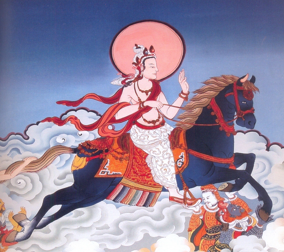 Thái tử Tất Đạt Đa vượt cổng thành 