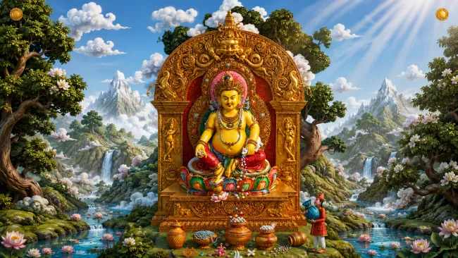 Đức Hoàng Tài Bảo Thiên Dzambhala - Viên Mãn Tâm Nguyện Về Thịnh Vượng Tài Lộc