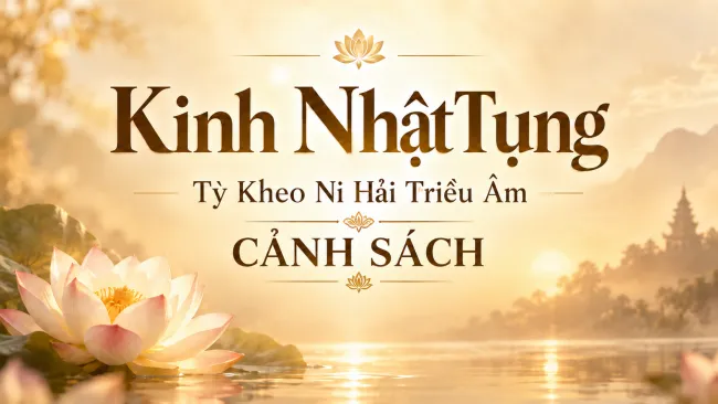 Kinh Nhật tụng – TKN Hải Triều Âm: CẢNH SÁCH