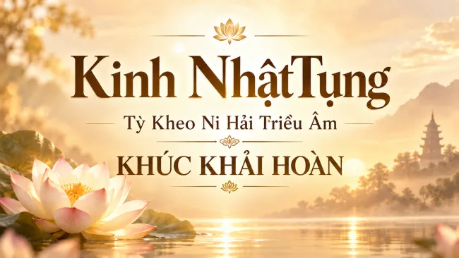 Kinh Nhật tụng – TKN Hải Triều Âm: KHÚC KHẢI HOÀN
